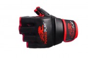 Перчатки MMA PowerPlay 3024 Economy series Black/Red фото